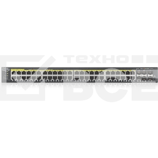 Гибридный L2 коммутатор PoE+ Zyxel NebulaFlex Pro GS2220-50HP, rack 19