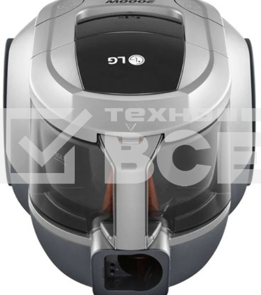 Пылесос LG VC5420NNTS серебристый/черный, 380/2000 Вт, уборка сухая, пылесборник контейнер 1.3 л