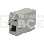 Строительно-монтажная клемма Rexant СМК 224 для светильника на 2 проводника 1.0-2.5/0.5-2.5 мм², белая (5 шт./уп.), фото2