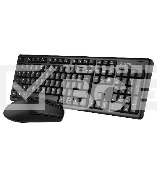 Клавиатура + мышь A4Tech 3330N клав:черный мышь:черный USB беспроводная Multimedia