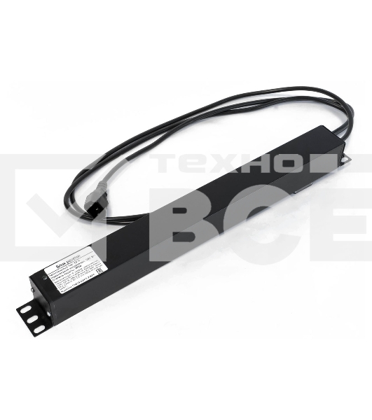 Hyperline SHE19-8SH-S-2.5IEC Блок розеток для 19