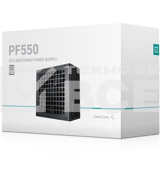 Блок питания Deepcool / GamerStorm PF550, 550Вт, 80 PLUS, 120мм, черный