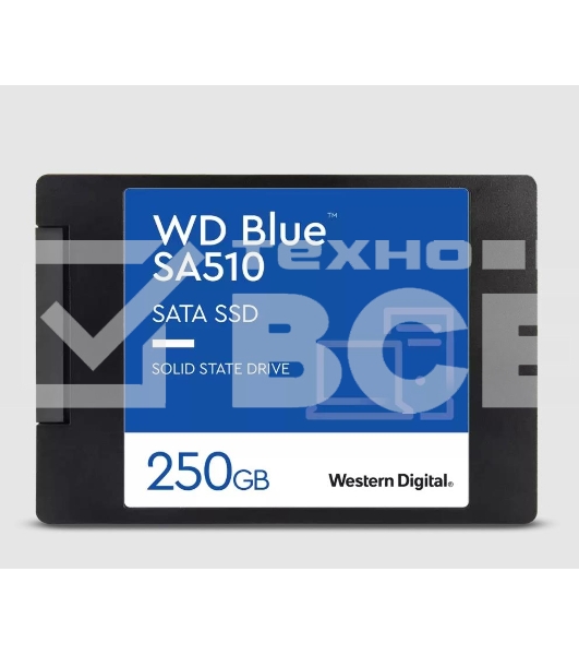 Накопитель SSD WD Blue SA510 WDS250G3B0A, 250GB, SATA III, 2.5