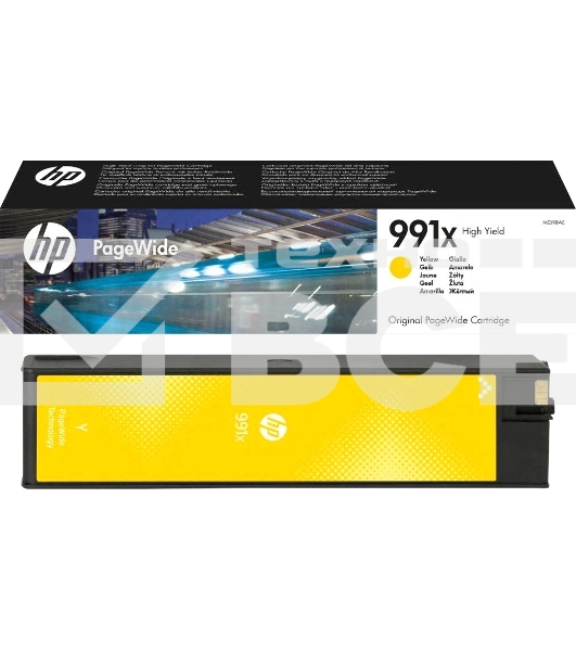 Картридж струйный HP 991X желтый PageWide Cartridge