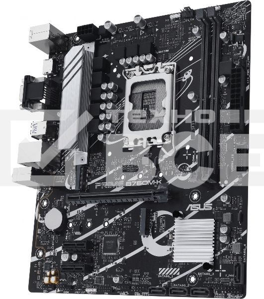 Материнская плата ASUS PRIME B760M-K, LGA 1700, Intel B760, 2xDDR5, 4xSATA, 2xM.2, 1xPCIe 4.0 x16, 2xPCIe x1, 1xHDMI, 1xVGA, 1x 2.5Gb LAN, 2xUSB-A 3.2 Gen 1, 2xUSB-A 2.0, 3x3.5 мм, 7.1, mATX