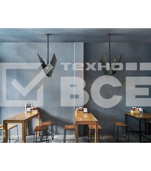Потолочный кронштейн ONKRON N3L для 2 телевизоров 40”- 80