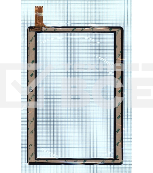 Сенсорное стекло (тачскрин) DEXP Ursus P510 4G, черное