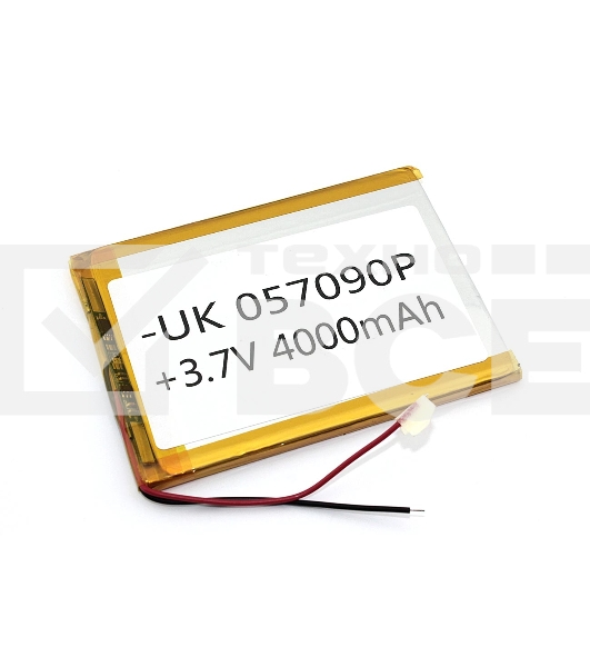Аккумулятор Li-Pol (батарея) 5*70*90мм 2pin 3.7V/4000mAh