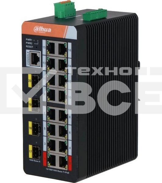 Коммутатор Dahua DH-IS4420-16GT-240 управляемый