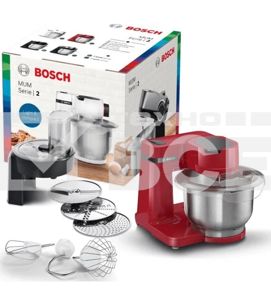 Кухонный комбайн Bosch MUMS2ER01 700Вт красный