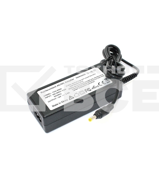 Блок питания для монитора и телевизора LCD 12V 3.5A 4.0x1.7mm OEM