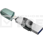 Флеш диск Sandisk 64Gb iXpand Flip SDIX90N-064G-GN6NN USB3.1 зеленый/серебристый, фото8