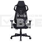 Кресло игровое Cactus CS-CHR-090BL черный, сиденье черный, эко.кожа, крестовина пластик, пластик черный, фото9