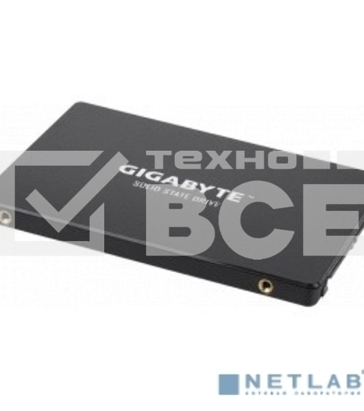 Накопитель SSD Gigabyte, 256Gb, 2.5', SATA III, R/W 520/500