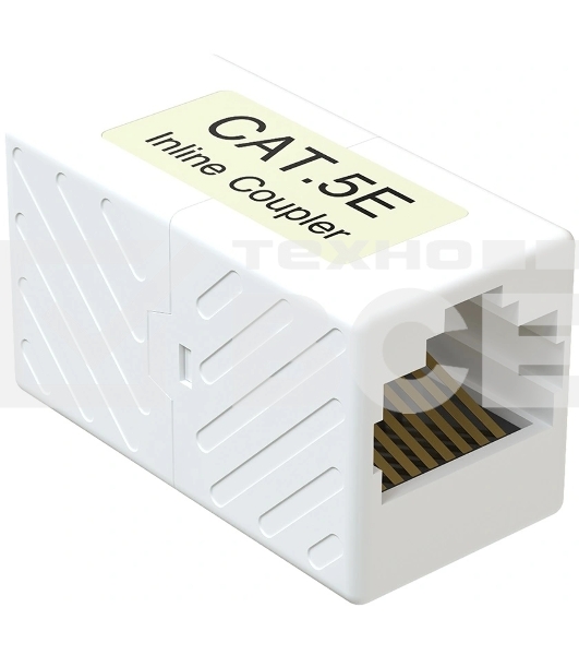 Адаптер Sysmatrix CC RJ45.5EU.WH проходн.RJ45 кат.5E бел.