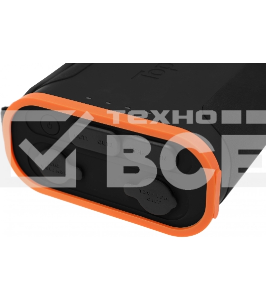 Универсальный внешний аккумулятор TopON TOP-X100 96000mAh USB-C PD3.0 60W,USB1 QC3.0,USB2 12W,2 авторозетки 180W,фонарь, защита от пыли и брызг.Черный
