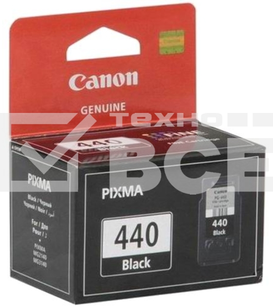 Картридж струйный Canon PG-440 5219B001 черный для Canon MG2140/3140