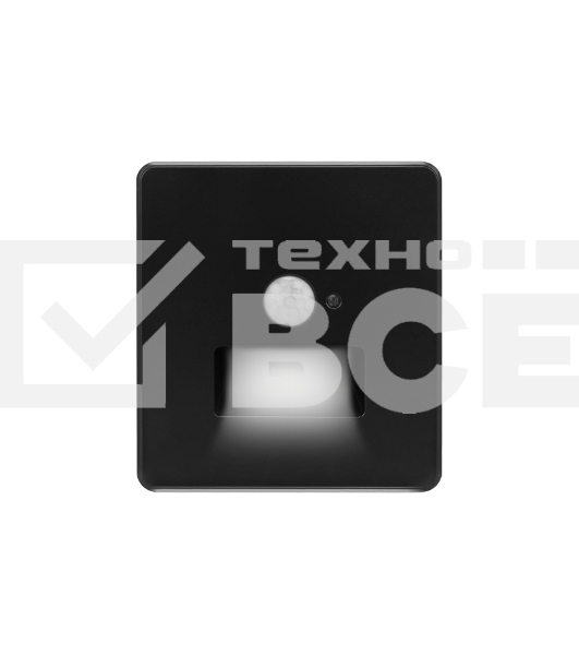 Подсветка настенная Kranz ROUND для ног с/у оникс