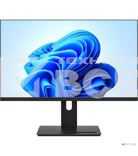Монитор 27' Мониторус HS2700-K-VHPI-AS100Q IPS 1920x1080, 100 Гц, 5 мс, 16:9, 250 кд/м², VGA, HDMI, DP, 3.5 Jack, динамики (2×2 Вт), HDR10, черный, в реестре Минпромторга