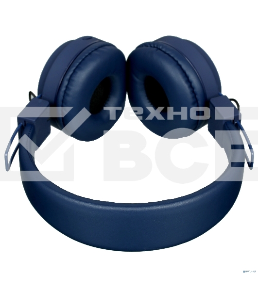 Беспроводные/проводные наушники Hoco W25 синий, полноразмерные, Bluetooth + проводной, до 12 ч.