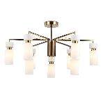 Люстра Ambrella light LH56128/9 BS/FR латунь/белый матовый E14*9 max 40W D765*440, фото7