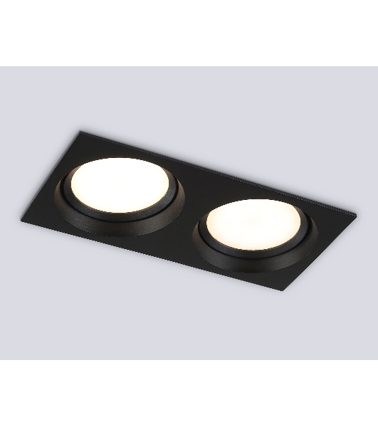 Светильник Ambrella light TN52235/2 BK черный IP20 GX53/2 220*110*44