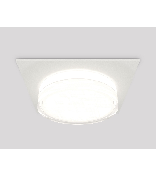 Комплект встраиваемого светильника Ambrella light XC8061022 SWH/FR/CL белый песок/белый матовый/прозрачный GX53 (C8061, N8399)