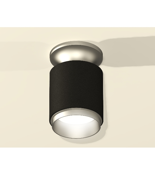 Светильник Ambrella Light XS6302141 SBK/MCH черный песок/хром матовый MR16 GU5.3 (N6904, C6302, N6123)