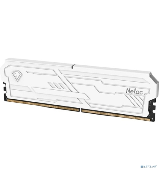Оперативная память Netac Shadow III, DDR4, 8GB (1x8GB), 3200 MHz, CL16, с радиатором, белый
