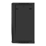 Шкаф телекоммуникационный 19' настенный 15U ExeGate EC-WM-15U.450.G.BLACK (19”, 15U, 600x450x769mm (ШхГхВ), передняя дверь закаленное стекло, съемные боковые панели, пыле- и влагозащита IP23, черный RAL 9004, 2 коробки), фото6