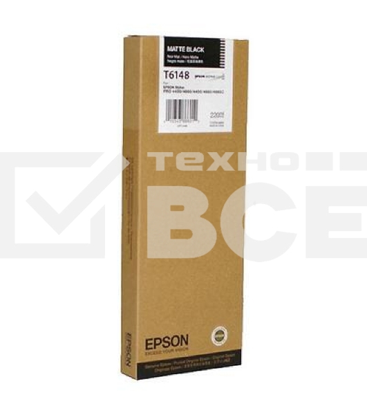 Картридж струйный Epson C13T614800 черный матовый (220 мл) для Epson St Pro 4880/4450
