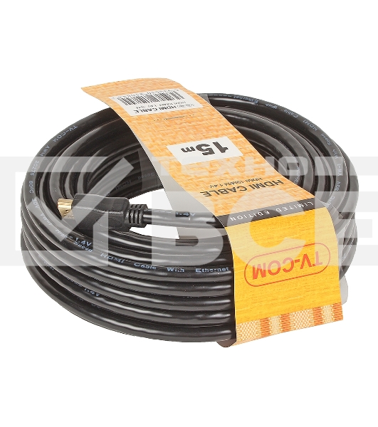 Кабель цифровой TV-COM HDMI19M to HDMI19M, V1.4+3D, 15m <CG150S-15M>