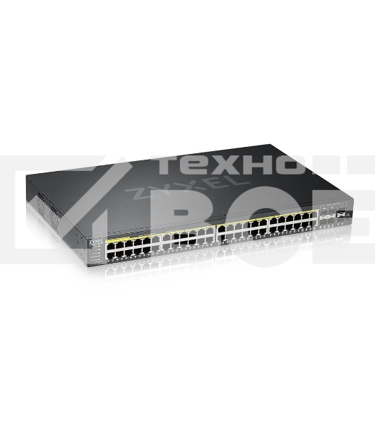 Гибридный L2 коммутатор PoE+ Zyxel NebulaFlex Pro GS2220-50HP, rack 19
