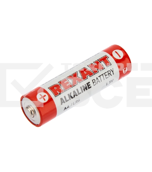 Алкалиновая батарейка AA/LR6 1,5 V Rexant