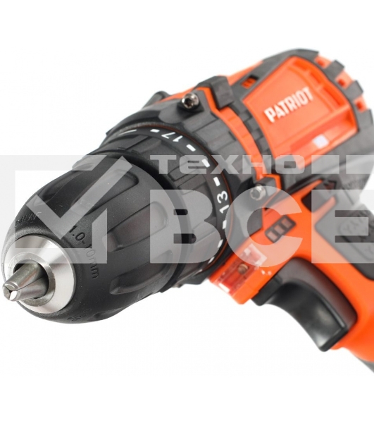 Дрель-шуруповерт аккумуляторная Patriot BR 141ES, Аккумуляторная, 14,4В, 2 АКБ, Кейс