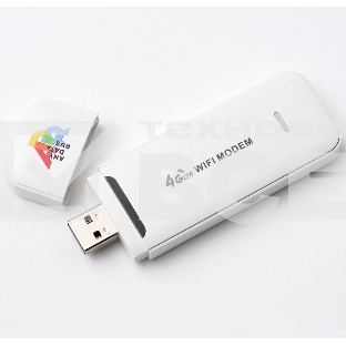 Модем 3G/4G Anydata W150 USB Wi-Fi Firewall +Router внешний белый