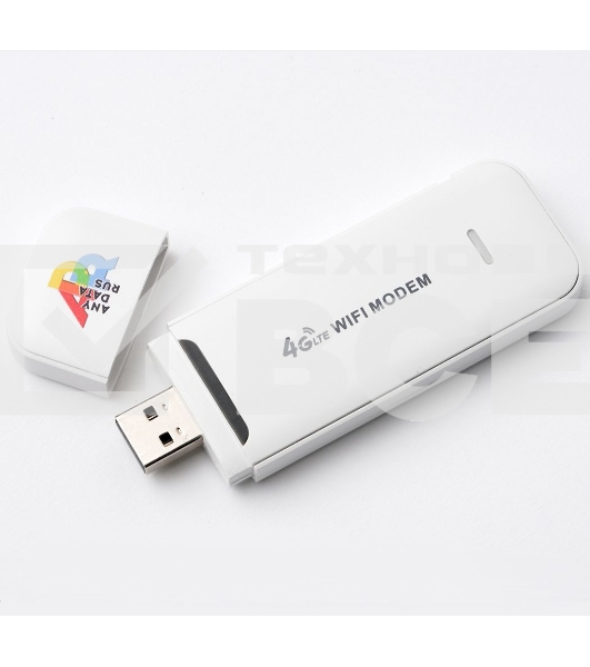 Модем 3G/4G Anydata W150 USB Wi-Fi Firewall +Router внешний белый