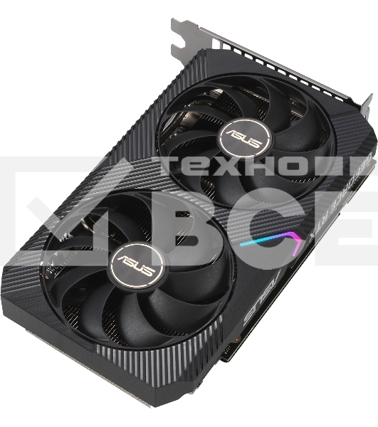 Видеокарта Asus DUAL-RTX3060-O12G-V2 LHR NVIDIA GeForce RTX 3060 12288Mb 192 GDDR6 1837/15000/HDMIx1/DPx3/HDCP Ret