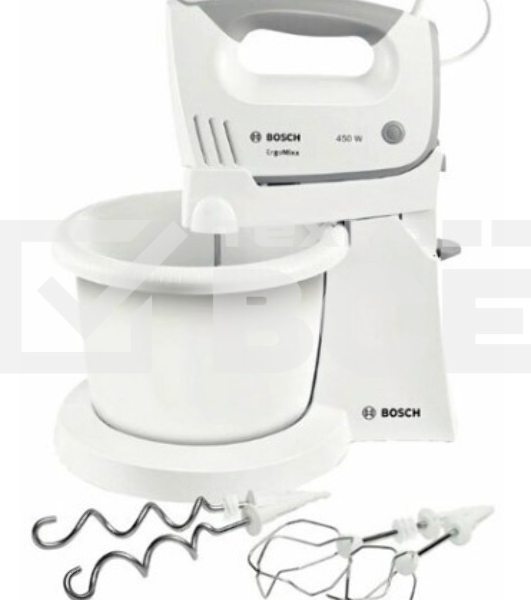 Миксер стационарный Bosch MFQ36460 450Вт белый/серый