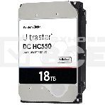 Жесткий диск Western Digital Original SATA-III 18Tb 0F38459 WUH721818ALE6L4 Ultrastar DC HC550 (7200rpm) 512Mb 3.5