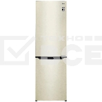 Холодильник LG GA-B419SEJL бежевый двухкамерный 223/79л морозилка снизу, No Frost, фото8