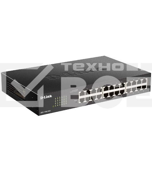 Настраиваемый компактный коммутатор D-Link DGS-1100-24V2/A1A EasySmart с 24 портами 10/100/1000Base-T