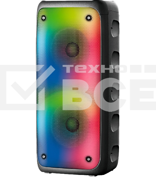 Минисистема Hyundai H-MC1230 черный 40Вт FM USB BT micro SD