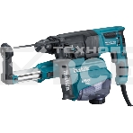 Перфоратор Makita HR2652  SDS+,800Вт,3реж,2.9Дж,0-4600у\м,3.0кг,чем,комплект д\сбора пыли с фильтро, фото3