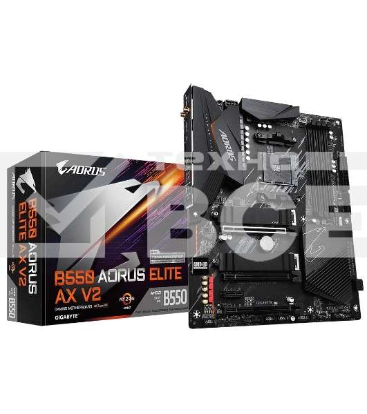Материнская плата Gigabyte B650M AORUS ELITE AX, AM5, AMD B650, 4xDDR5, 4xSATA, 2xM.2, 1xPCI-E 5.0 x4, 1xPCI-E 4.0 x16, 1xHDMI, 1xDP, 1x 2.5Gb LAN, 4xUSB-A 2.0, 5xUSB-A 3.2 Gen 1, 2xUSB-A 3.2 Gen 2, 1xUSB-C 3.2 Gen 2, 2x3.5 мм, 7.1, Micro-ATX