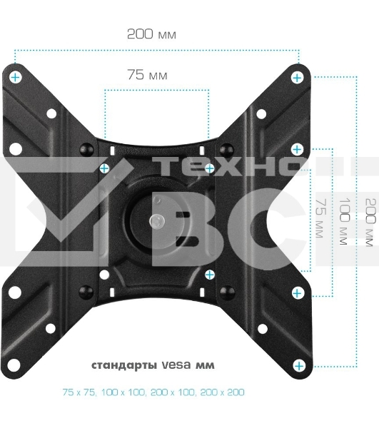 Кронштейн для телевизора Arm Media LCD-205 черный 14