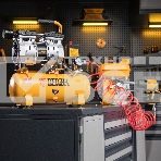 Компрессор DLS650/10 безмаслянный малошумный 650 Вт, 120 л/мин,ресивер 10 л  Denzel, фото9