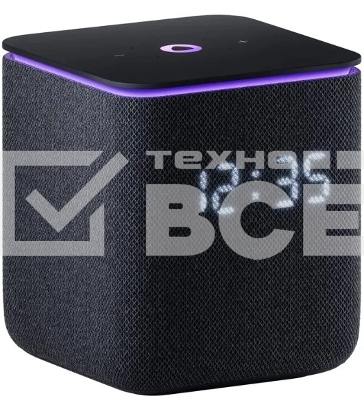 Умная колонка Яндекс Станция Миди, ZigBee, 24Вт, с голосовым ассистентом Алиса на YaGPT, черный
