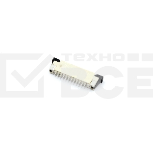 Разъем FPC  Half Coverage Bottom Contact 1.0K-BX-12PWB 12 pin высота 2мм шаг 1мм