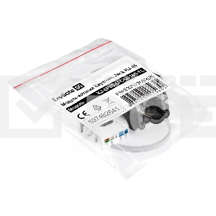 Модуль-вставка Keystone Jack RJ-45 ExeGate KJ-8P8C-U-C6A-180-TL (Кат.6A, неэкранированная, 180 градусов, IDC Toolless (без инструмента))